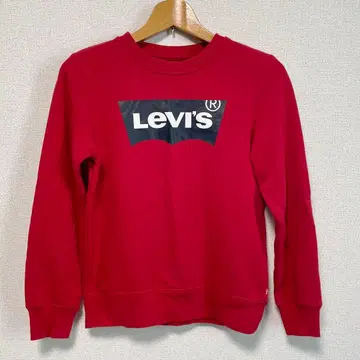 리바이스 M 맨투맨 긴팔 빨간색