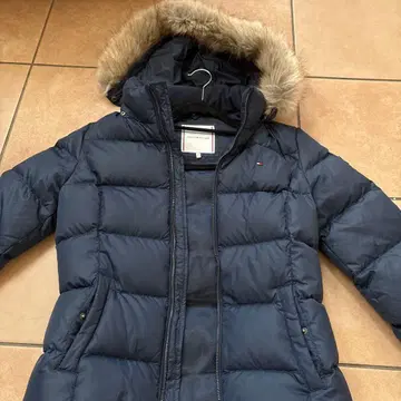 TOMMY HILFIGER 네이비 다운 자켓 164