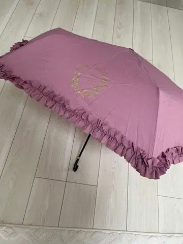 Maison de FLEUR 접이식 우산 핑크