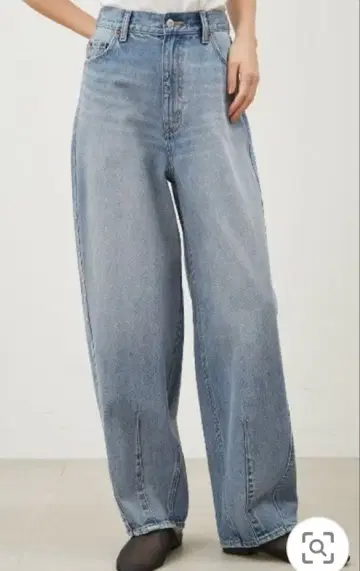 Mila Owen 허리밴딩 카비 데님 워셔블