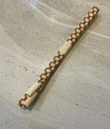 도묘 허리띠 미사용 새상품 거북이 등 무늬 엮기