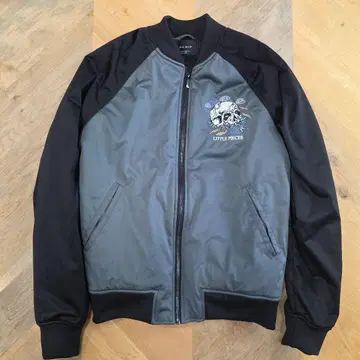 ZARA MAN 스컬 자수 바시티 자켓 S/M 남성용 스카잔 y49