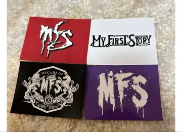 My First Story 로고 스티커 4개 세트