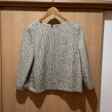 BEAMS HEART 트위드 풀오버