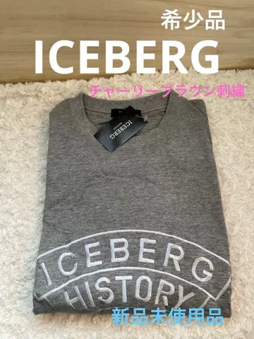 ICEBERG HISTORY 아이스버그 T셔츠 스누피 블랙 미사용품