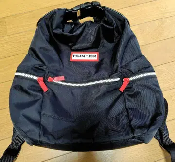HUNTER 블랙 백팩