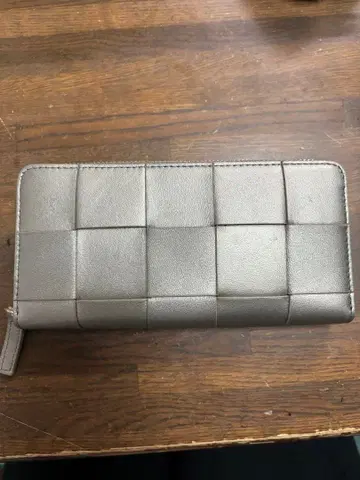 퓨어모에나 이탈리아 양가죽 메쉬 디자인 지갑 장지갑