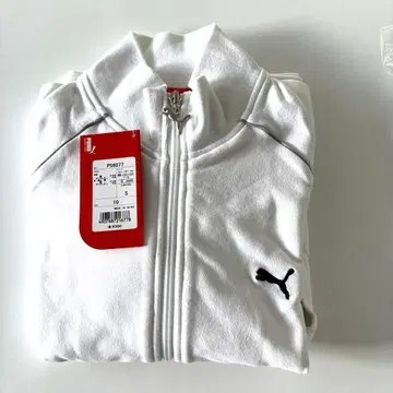 PUMA 화이트 집업 저지 10호 푸마