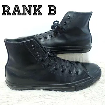 CONVERSE 올스타 가죽 스니커즈 신발 28 올블랙