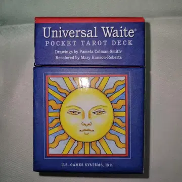 유니버설 웨이트 포켓 타로 덱 타로 카드
