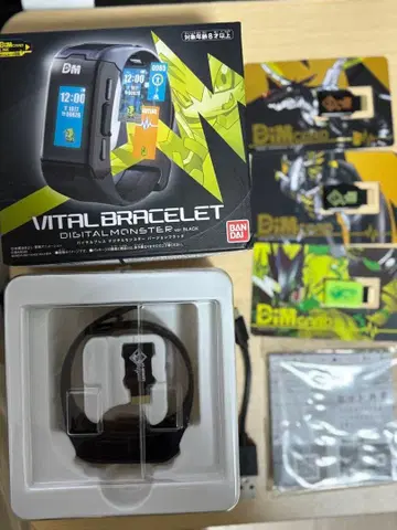 바이탈 블레스 디지털 몬스터 버전 블랙 Dim 카드 포함