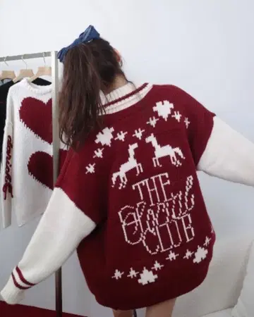 Darich THE Social CLUB 니트 블루종