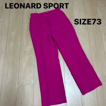 레오나르 골프 팬츠 골프웨어 73 핑크 슬랙스 컬러 팬츠
