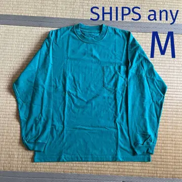 [ 미사용 ] SHIPS any 롱 슬리브 포켓 T M 사이즈