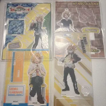 히로아카 가미나리 덴키 아크릴 스탠드 4개 세트