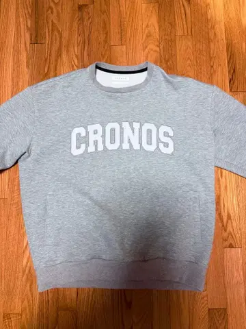 CRONOS 그레이 맨투맨 L 사이즈