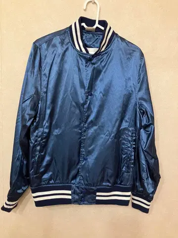 FREAK'S STORE 오리지널 네이비 새틴 바시티 자켓 M