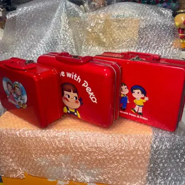 익명 배송 페코짱 포코짱 빨간색 캔 박스 세트