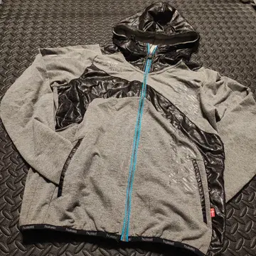 hummel 험멜 후드티 저지 그레이 블랙 M 사이즈