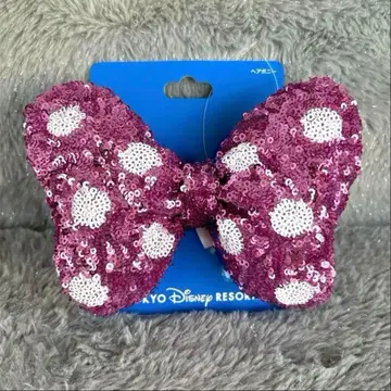 디즈니 머리끈 미니 핑크