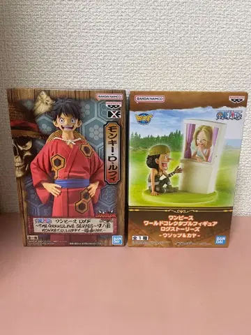 원피스 DXF 루피 월드 컬렉션 우솝&카야 피규어 2종 세트