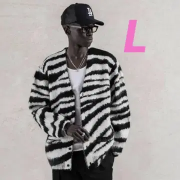 STAMPD 제브라 가디건 L 사이즈