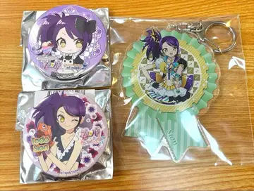 프리파라 시온 캔뱃지 아크릴 키링 세트