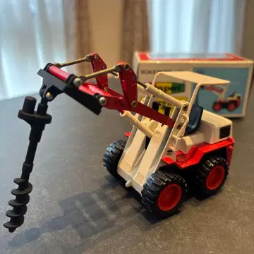 [레어] 코마츠 미니 로더 오거 부착 SK07 모형 다이아펫