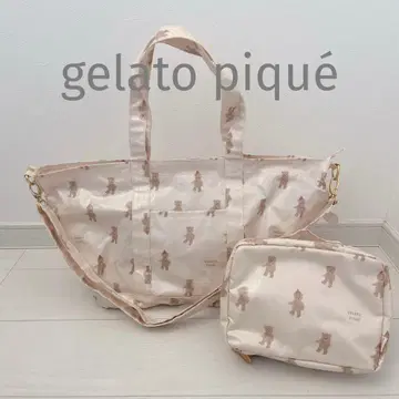 GELATO PIQUE 곰 무늬 마더백