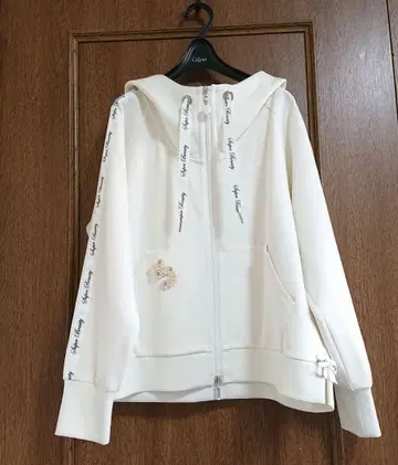 새상품 Super Beauty 로고 본딩 후드티