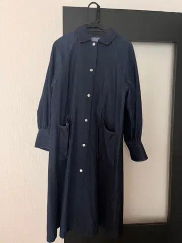 트렌치코트 데님 POUDOUDOU