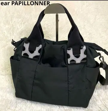 새상품급 이아하피요네 수지 2way 토트백 달마시안 경량 블랙