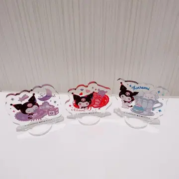 클레어 드링크 스탠드 신사이바시 아크릴 스탠드 3종 세트