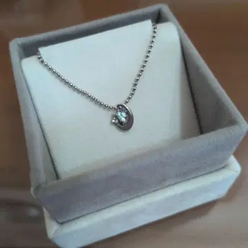 아쿠아 마린 목걸이