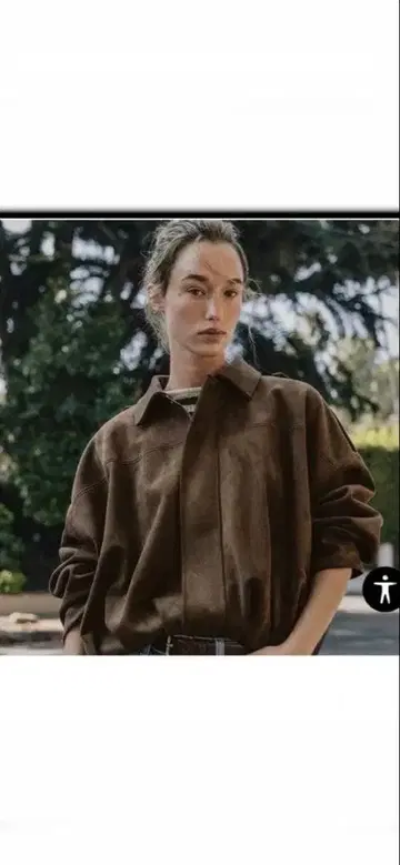 ZARA 스웨이드 봄버 자켓