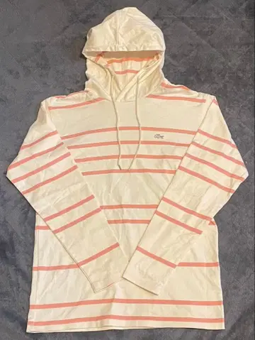 [ LACOSTE ] 얇은 소재 셔츠 원단 후드티