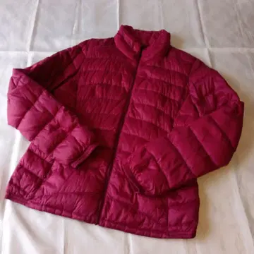 마젠타 퀼팅 다운 자켓 L 사이즈