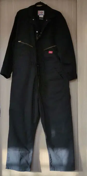 Dickies 블랙 오버롤 XL 사이즈