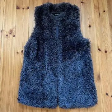 JOURNAL STANDARD 다크 그레이 퍼 베스트