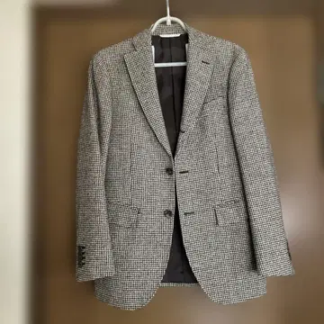 MORLES 체크 무늬 테일러드 자켓 S