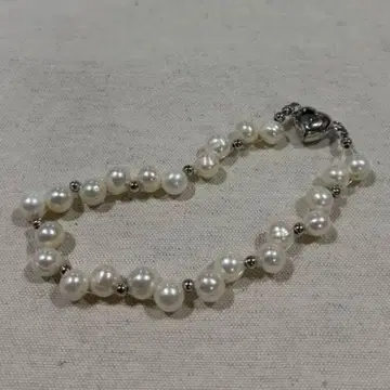 진주 담수 펄 팔찌