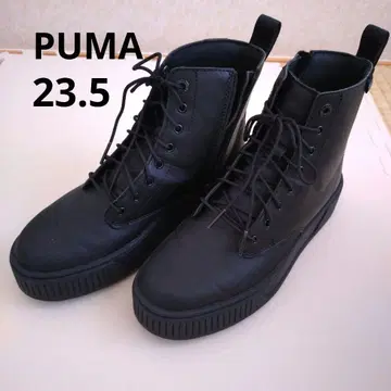 [판매 오늘까지! ] PUMA 블랙 하이컷 부츠 통굽 밑창 23.5cm