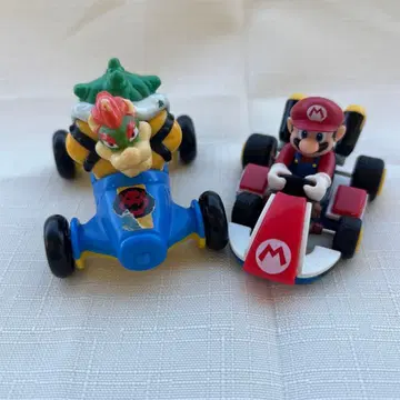 마리오 쿠파 레이스카 피규어 세트