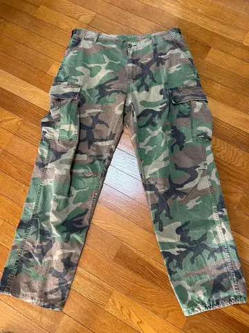 카모플라쥬 카고 팬츠. 빅 사이즈