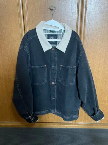 ZARA 다크 그레이 데님 자켓