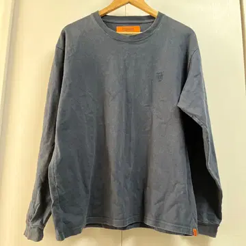 다크 블루 롱 슬리브 셔츠