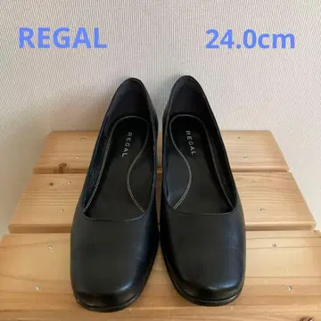 REGAL 로우힐 펌프스(6668) 블랙 포멀 24.0cm