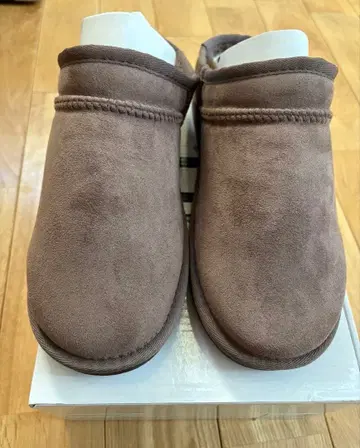 MEI 새상품 브라운 스웨이드 슬립온