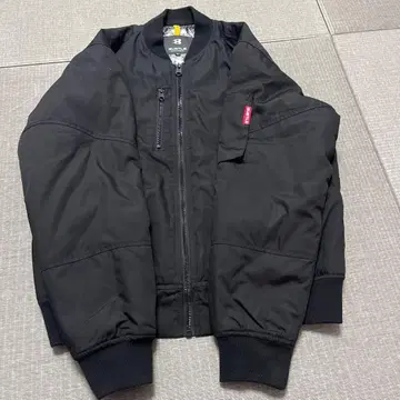 바틀 MA-1 블랙 3L 플라이트 자켓 BURTLE