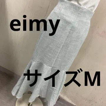 eimy 머메이드 스커트 민트 그린 사이즈 M #3301